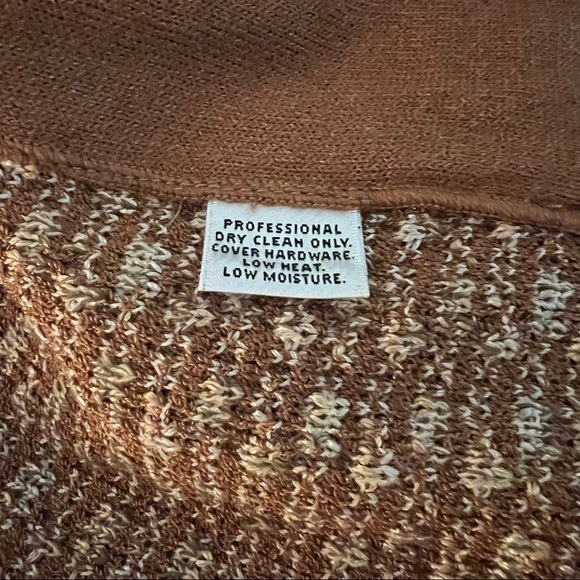 125 St. John Boucle Buttoned Down Brown White Tweed Knit Blazer Jacket Sz 2 - Picture 12 of 14